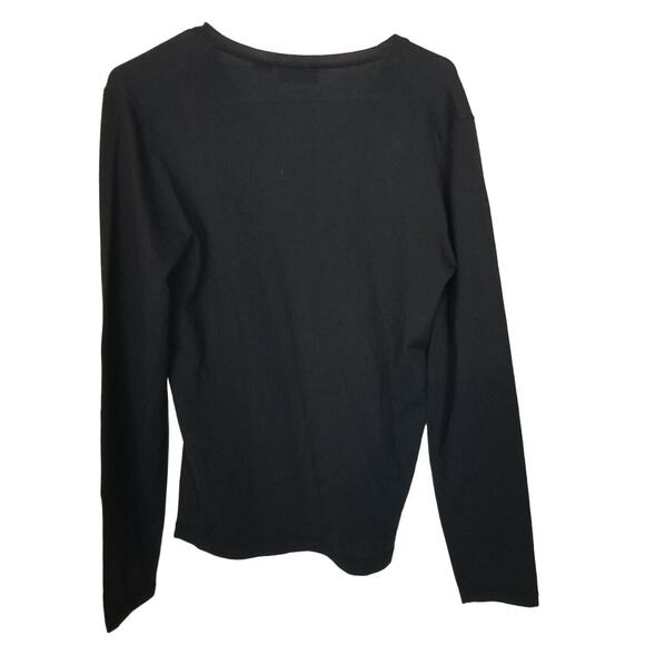 Hugo Boss Mens Virgin Wool V-Neck Pullover Sweater M Classic Minimalist Capsule - Picture 9 of 9